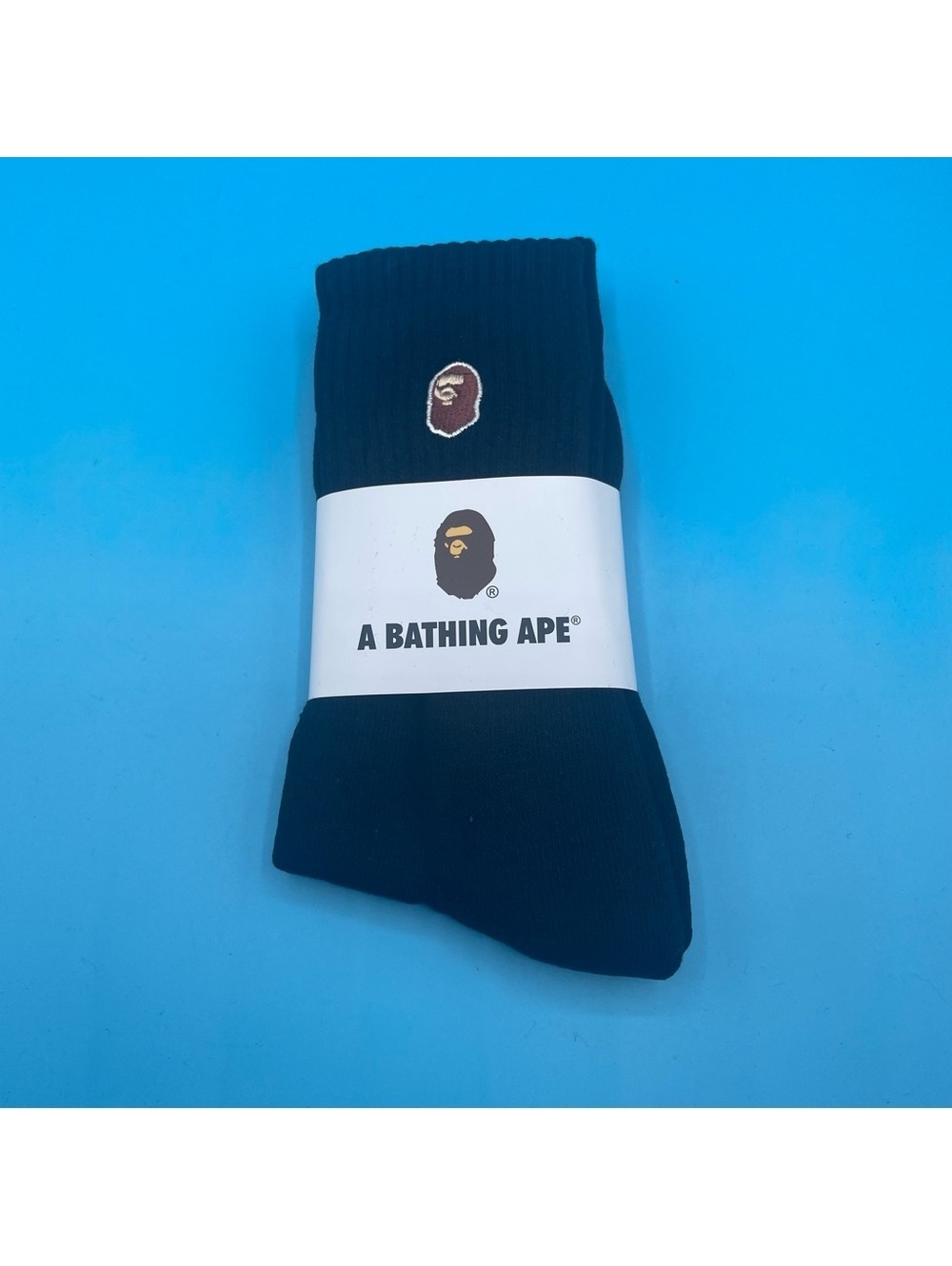 A Bathing Ape Black Casual Socks